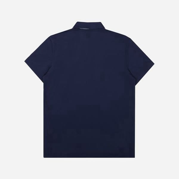 Fila Golf Solid S/S Men's Polo Shirts - Navy,NZ 579-57916